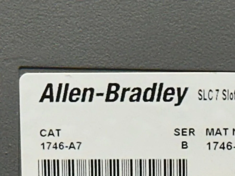 ПЛК Allen-Bradley 1746-A7 Series B SLC 500 7-Slot Rack PLC Chassis