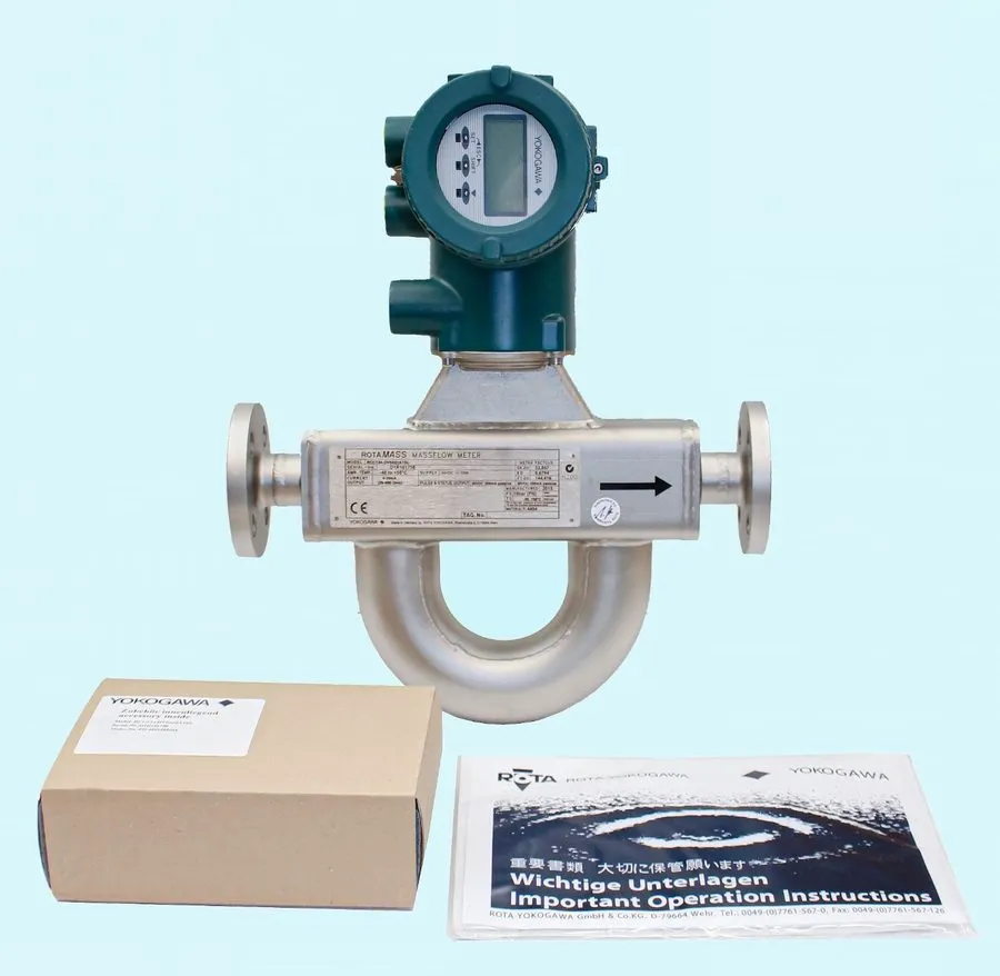 Датчик потока Yokogawa ROTAMASS RCCT34-DV0A02A1SL Coriolis mass flow and density — фото лота 1
