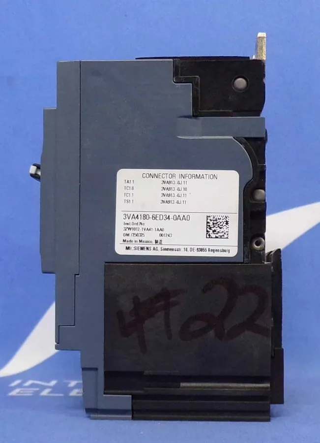Автоматический выключатель 3VA4180-4ED34-0AA0 Siemens Circuit Breaker 3 Pole 80  — фото лота 1