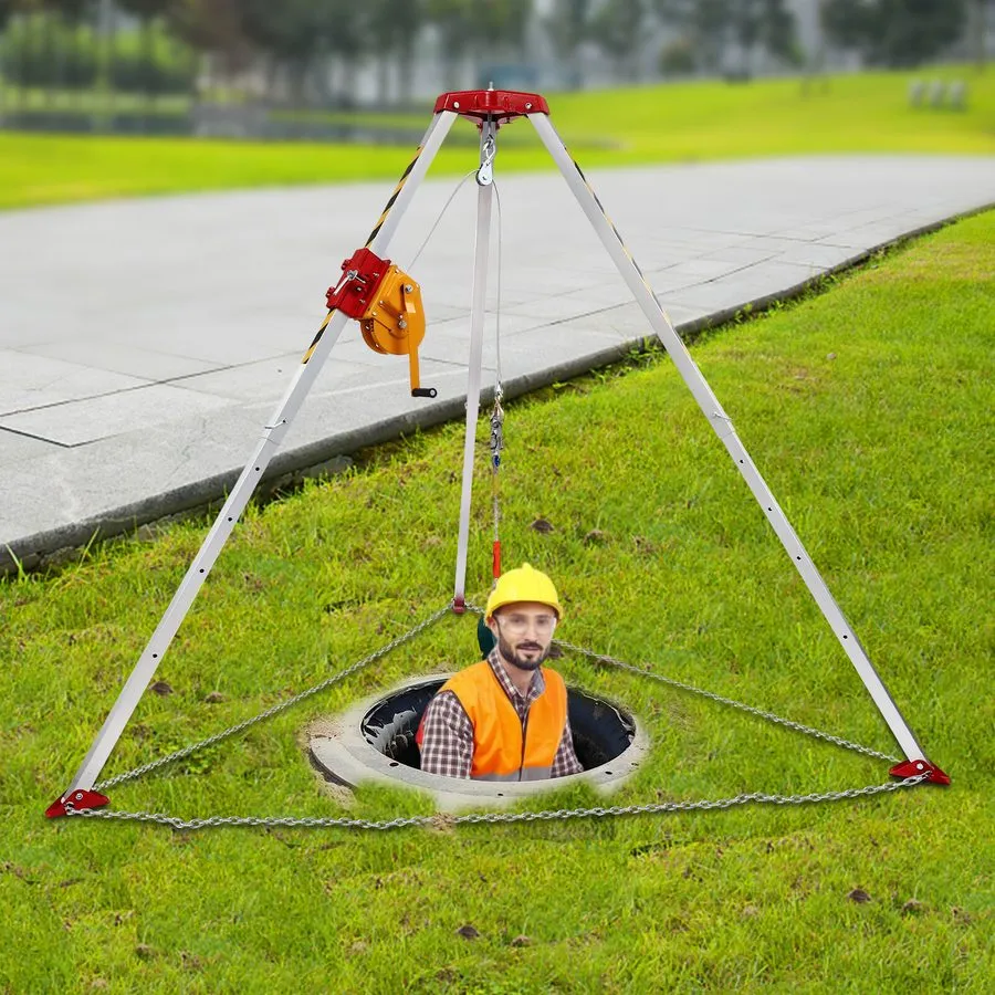 Оборудование видеонаблюдения Manual Confined Space Tripod Adjustable 5.2-8ft Leg — фото лота 1