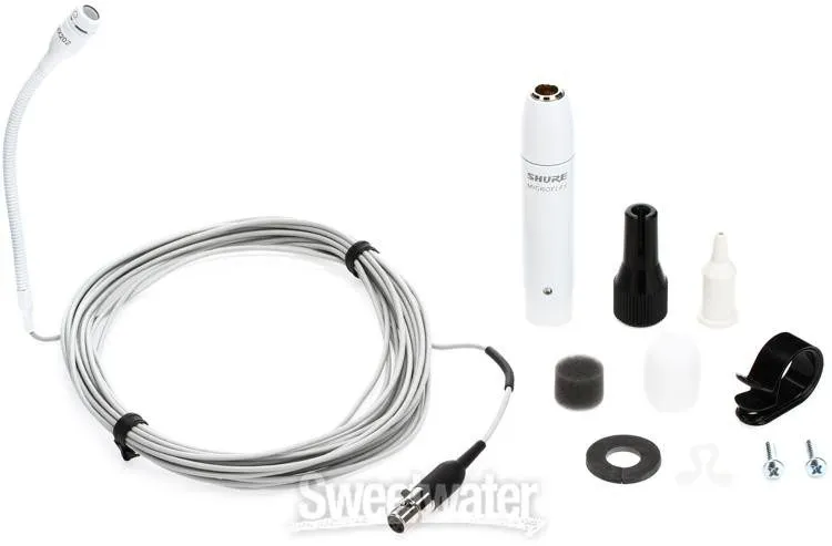 Микрофон SHURE MX202W/C MICROFLEX OVERHEAD MICROPHONE, CARDIOID CONDENSER, OFF-W