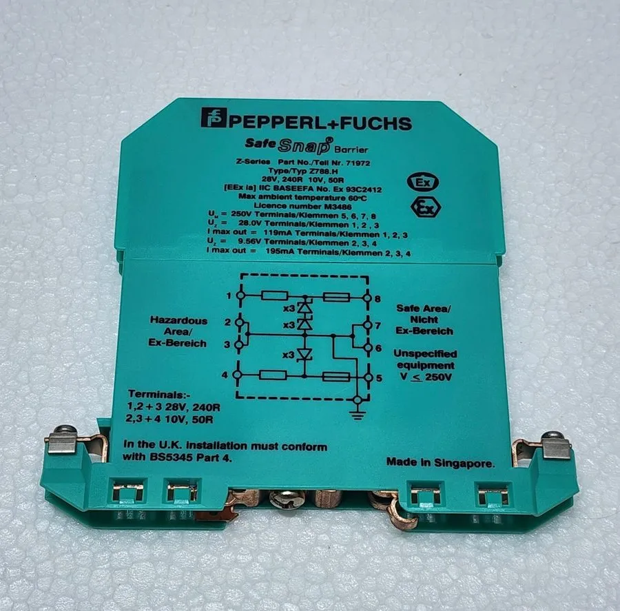 Датчик P+F Pepperl Fuchs Z788.H Zener Barrier 71972
