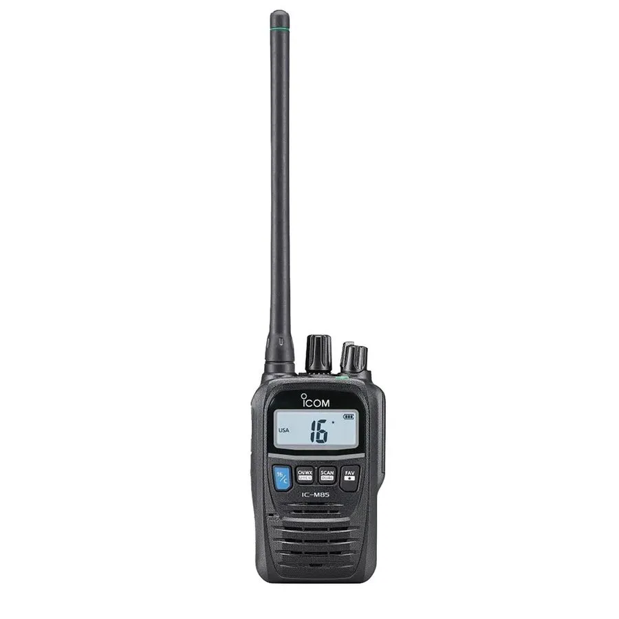 Радиостанция Icom M85UL31USA Marine VHF Radio 6W IPX8 Submersible Active Noise C — фото лота 1