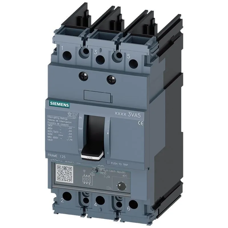 Автоматический выключатель Siemens 30amp 3 Pole 3VA5130-5EC31-0AA0 Circuit Break