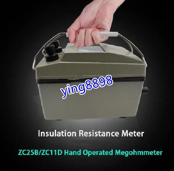 Тестер Hand Operated Megohmmeter ZC25B/ZC11D Insulation Resistance Tester