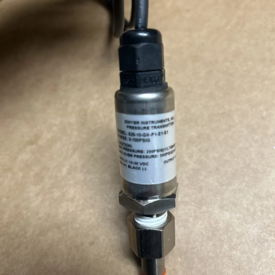 Датчик давления Dwyer 628-10-GH-P1-E1-S1 Industrial Pressure Transmitter 0-100 P — фото лота 2