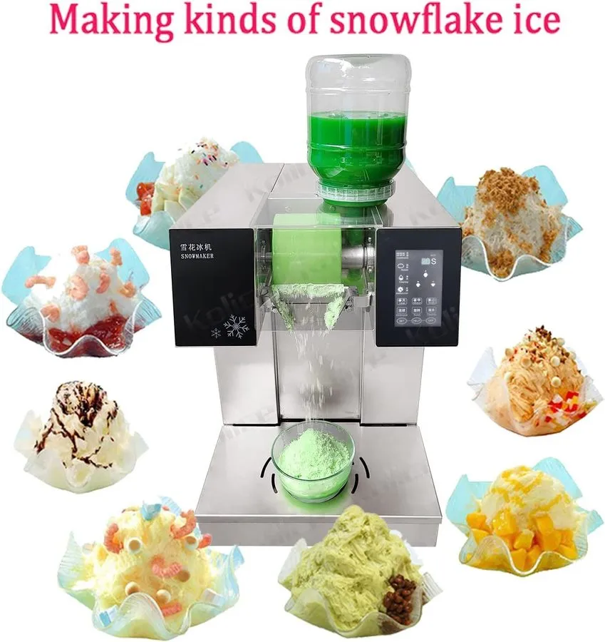 Льдогенератор Commercial Ice Shaver Machine, Snowflake Ice Maker,Ice Crusher Sha