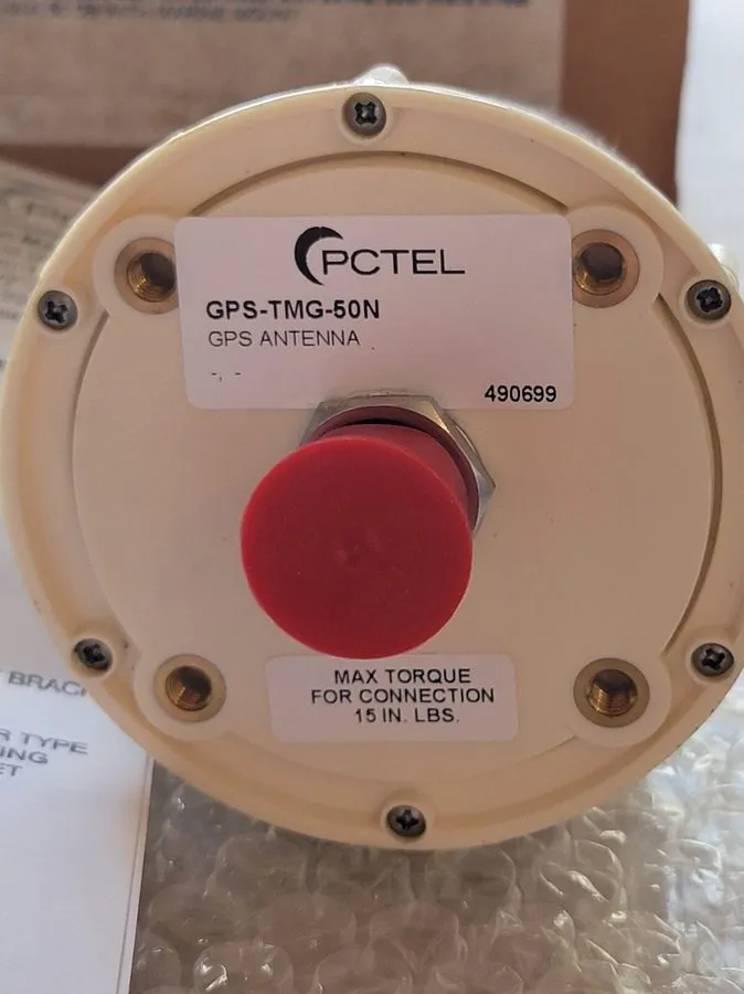 Антенна PCTEL GPS-TMG-50NCS GPS TIMING ANTENNA, 50DB w/marine mount New/Hard to  — фото лота 2