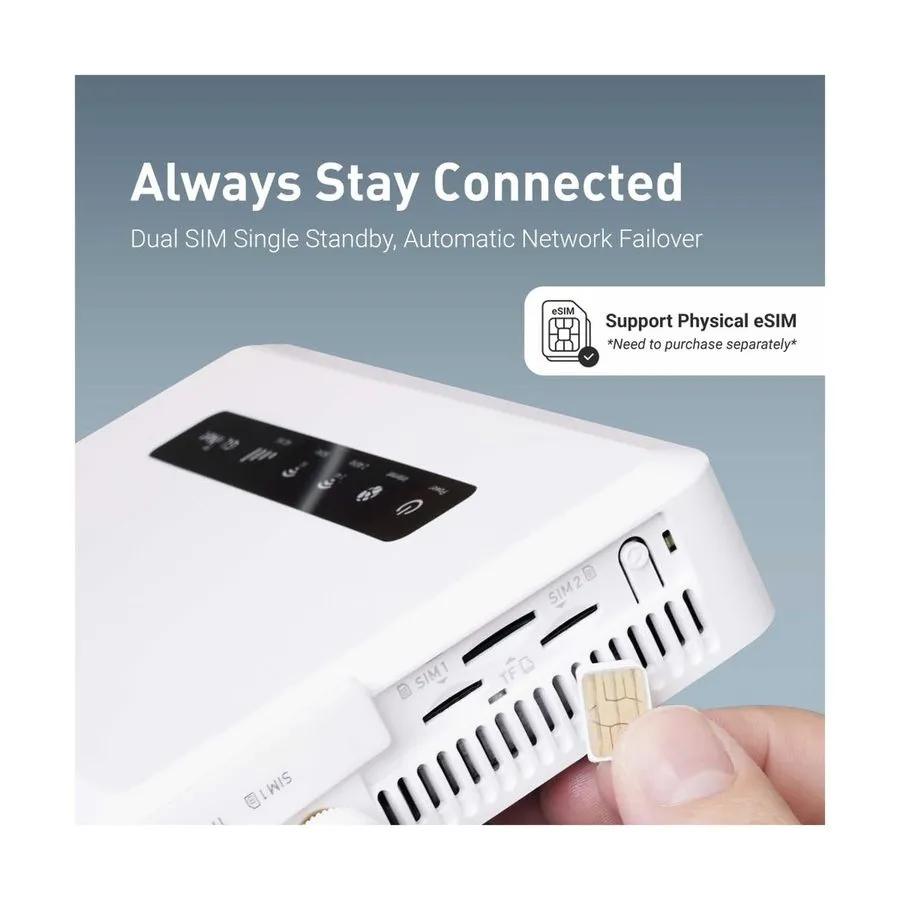 Маршрутизатор GL.iNet GL-X3000 (Spitz AX) 5G NR AX3000 Cellular Gateway Router,  — фото лота 2