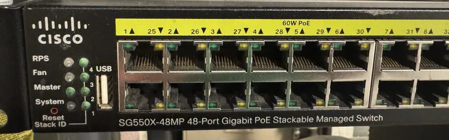 Коммутатор Cisco SG550X-48MP w/ 4 10GSFP