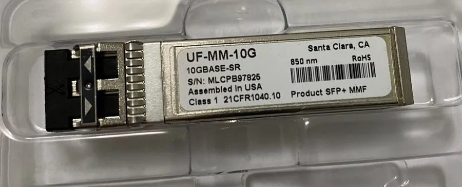 Трансивер Ubiquiti UF-MM-10G compatible 10GE SFP+SR 850nm MMF Edgemax EdgeRouter