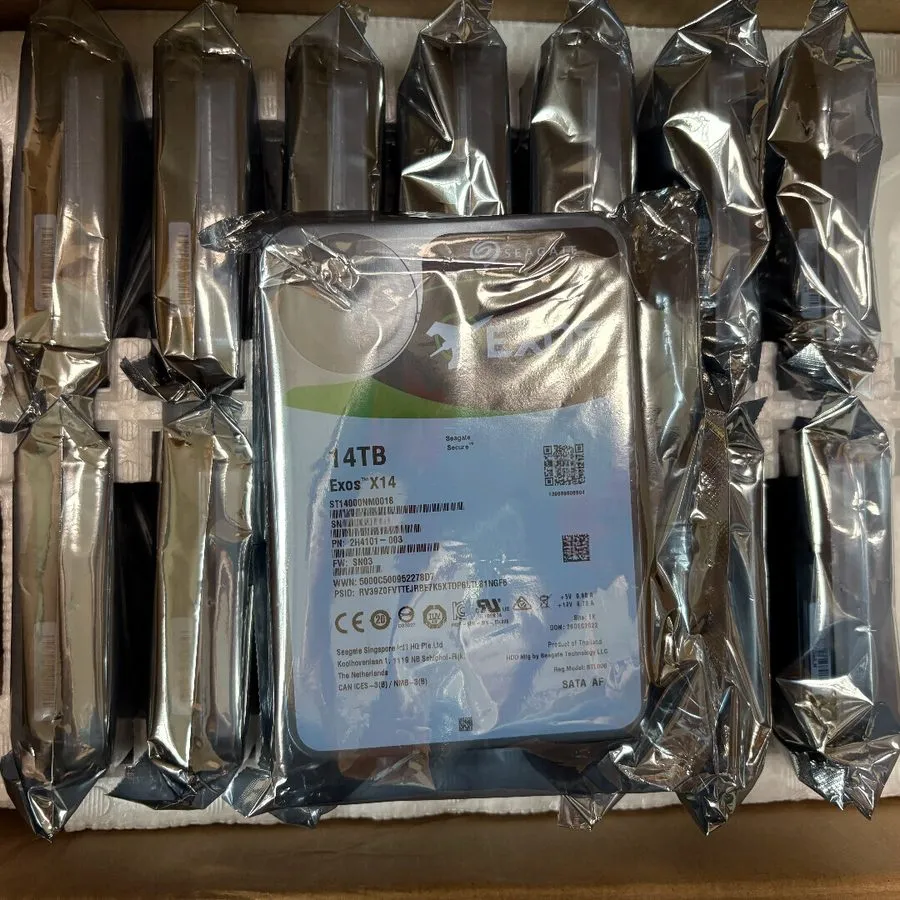 Жёсткий диск Seagate Enterprise Exos X14 ST14000NM0018 HDD 14TB SATA 6Gb/s 3.5" 