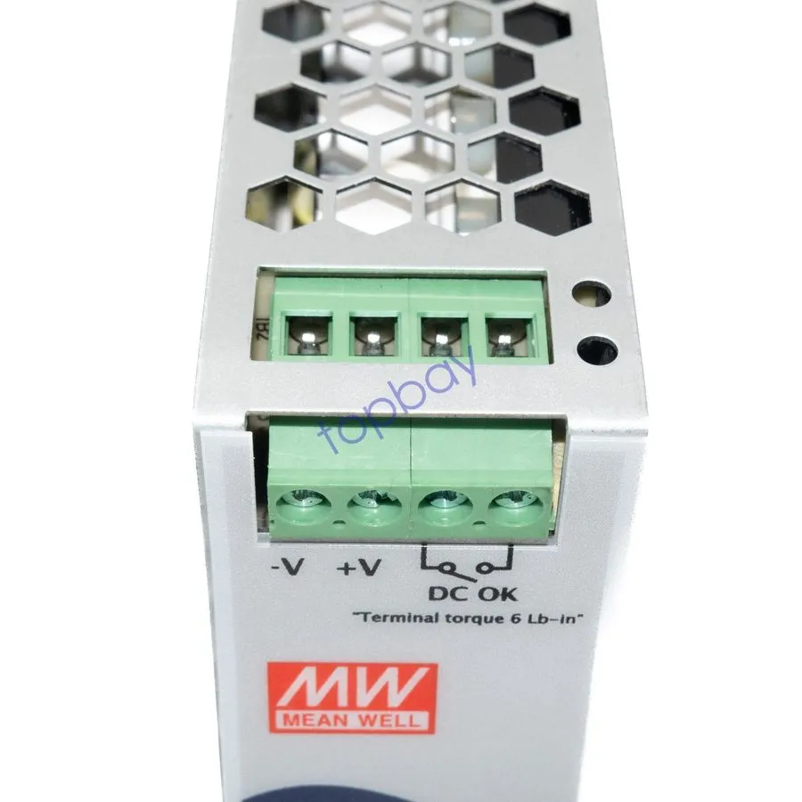 Блок питания Mean Well WDR-60-24 Single Output Industrial Power Supply 60W 24V D — фото лота 2