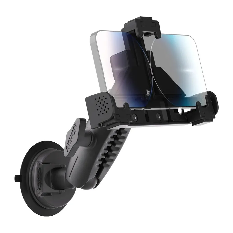 Вакуумная присоска Arkon AV4530 SkyHold™ Suction Cup Windshield Locking Phone Mo — фото лота 1