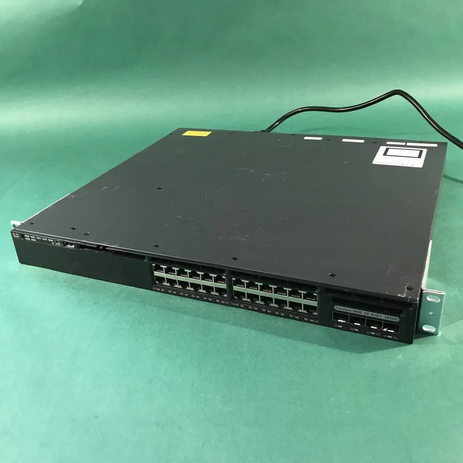 Коммутатор Cisco Catalyst 3650 24-Port PoE 2x 10G SFP+ Network Switch WS-C3650-2