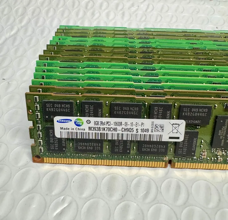 Модуль памяти Samsung 8 GB PC3-10600R DDR3-1333 (M393B1K70CH0-CH9) HP:500205-071