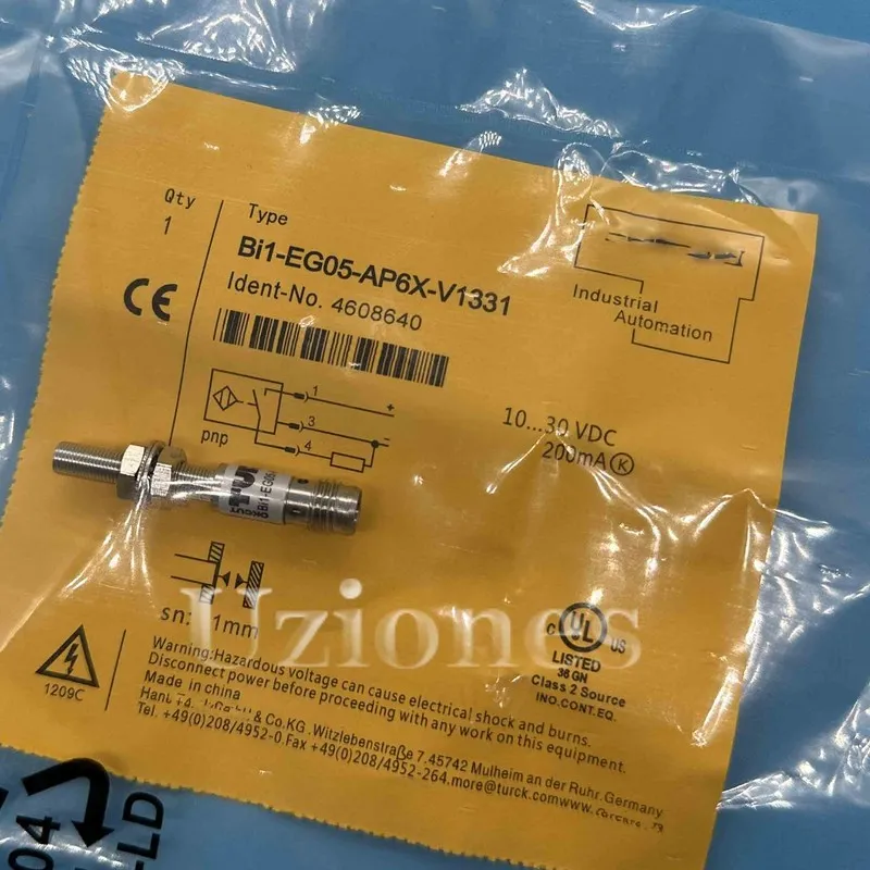 Датчик приближения Turck BI1-EG05-AP6X-V1331 Inductive Proximity Sensor 10-30VDC