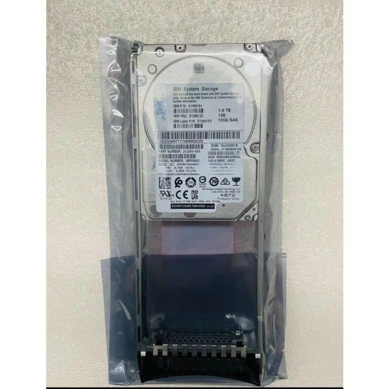 Жёсткий диск IBM 1.8TB 01NN153 01NN120 10K 12Gb/s 2.5" SAS 01NN151 V3700 V2 HDD 