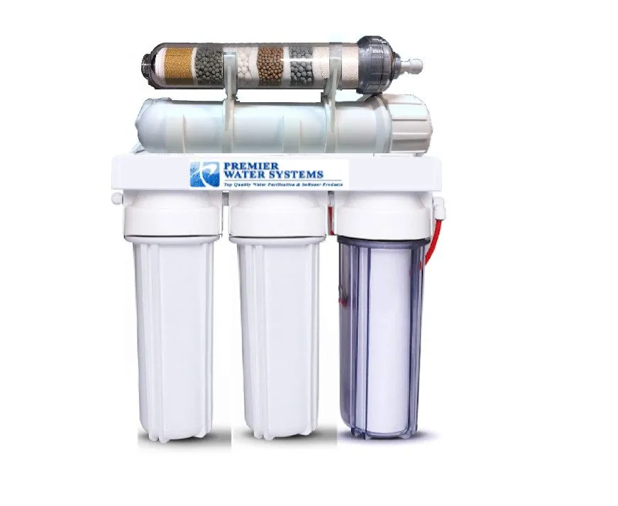 Насос 6 Stage 100GPD Alkaline RO Reverse Osmosis Drinking Water Filter System