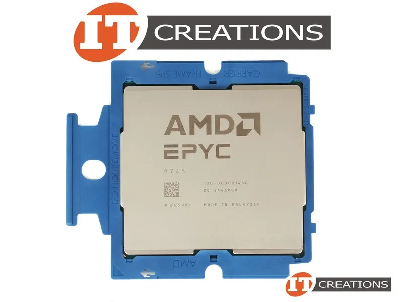 Процессор AMD EPYC ZEN5C 9745 QS CPU 128 Core 256 Threads 2.35GHz 3.7GHz Process