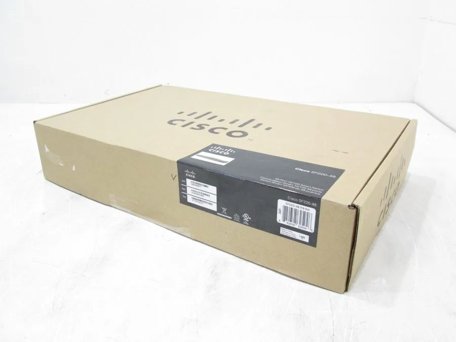 Коммутатор Cisco SF220-48-K9 48-Port 10/100Gbps Fast Ethernet Smart Switch