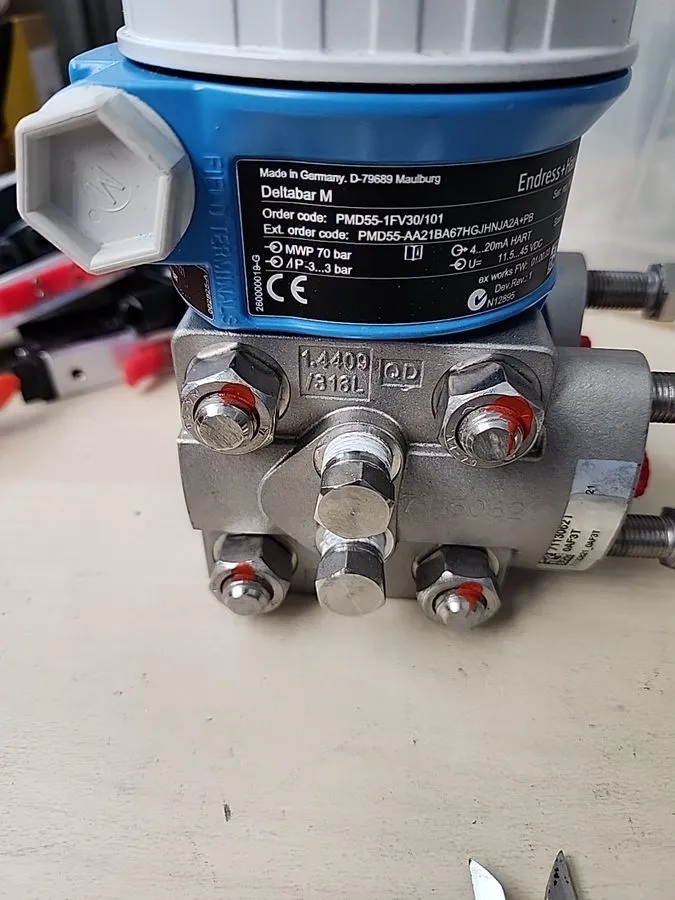 Датчик давления Endress+Hauser Deltabar M PMD55-1FV30/101 Differential Pressure  — фото лота 2