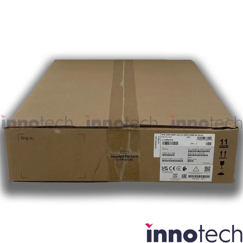 Коммутатор HPE JL725B Aruba CX 6200F 24G Class 4 PoE 4SFP+ 370W Switch 24 Ports