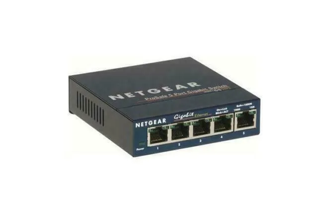 Коммутатор NETGEAR PROSAFE 5-PORT GIGABIT DESKTOP SWITCH MODEL No GS105