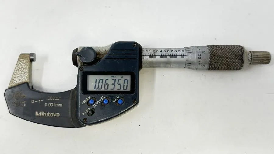 Микрометр Mitutoyo 293-340-30 Digital Micrometer Coolant Proof IP65 0-1" 0.00005