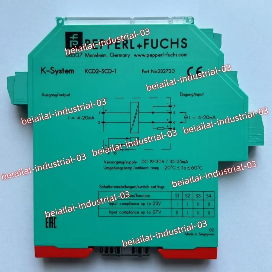 Датчик Pepperl+Fuchs KCD2-SCD-1 signal isolator safety barrier Brand