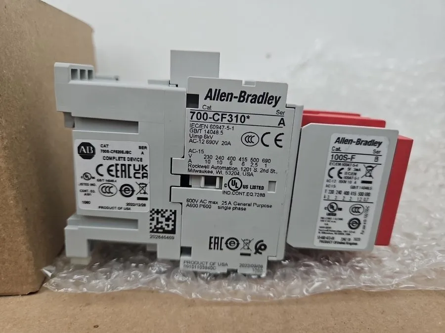 Реле безопасности ALLEN BRADLEY 700S-CF620EJBC SAFETY RELAY 24V DC 6NO/2NC 700-C — фото лота 1