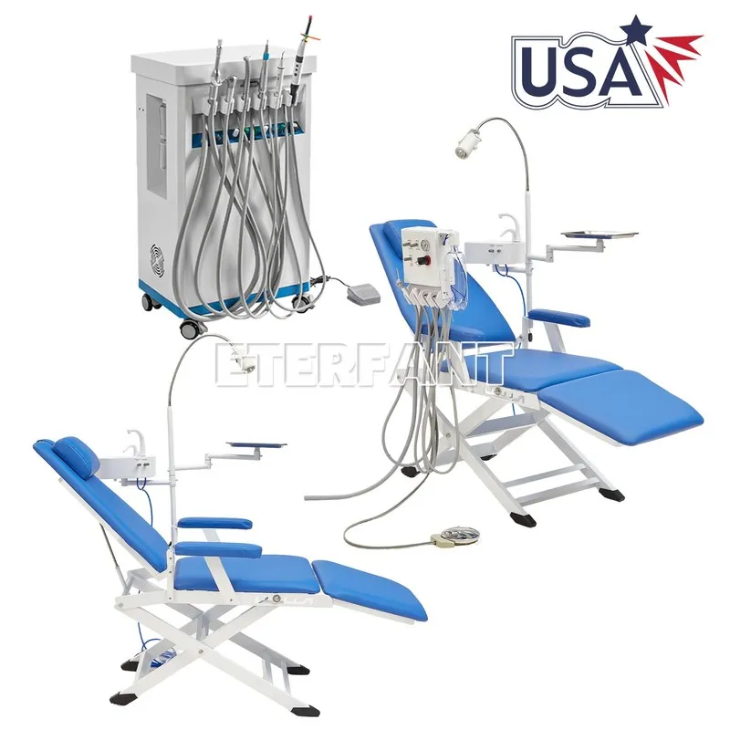 Медицинское оборудование Dental Portable Unit System GU-P209 / Folding Chair +Ai — фото лота 1