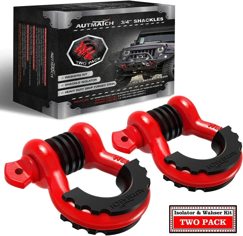 Такелажная скоба D Ring Shackle 3/4" Shackles 41,887Ibs Break Strength Clevis Sh