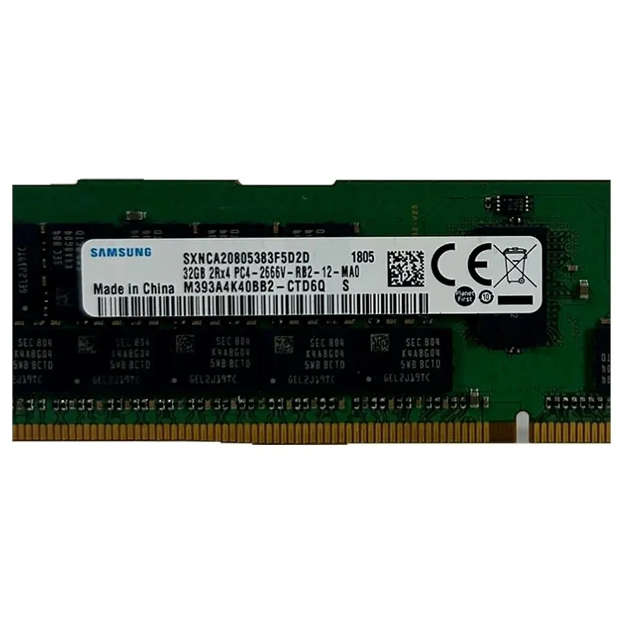 Модуль памяти SAMSUNG 32GB DDR4 2666 2Rx4 PC4-21300 M393A4K40BB2-CTD 288pin Serv