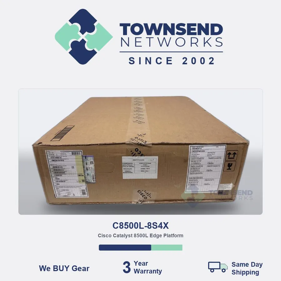 Маршрутизатор Cisco C8500L-8S4X CISCO 8500 8 X 1GE, 4 X SFP, 4 X 10GE