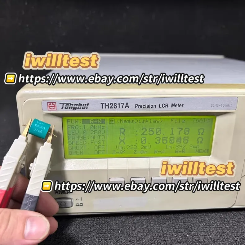 Тестер Tonghui TH2817A High-speed LCR Meter 10 Frequencies 50Hz-100kHz-fulltest