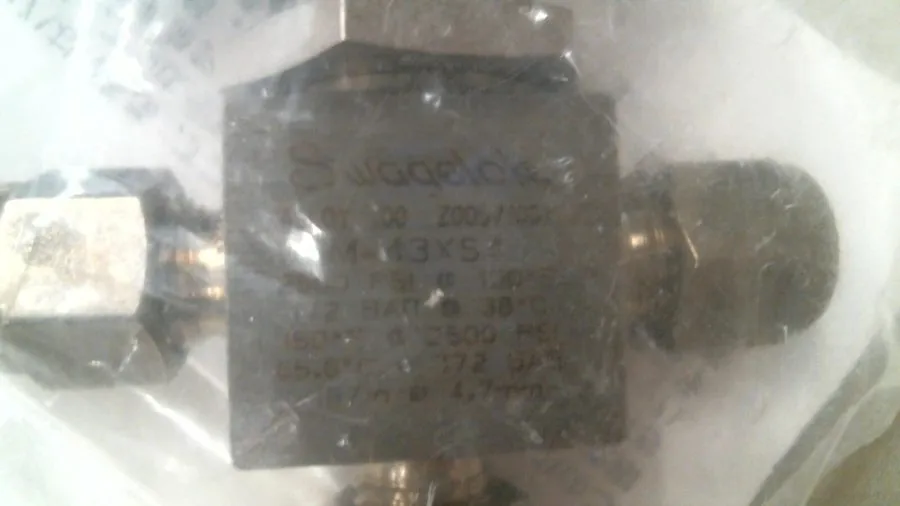 Клапан Swagelok M-43XS4 Alloy 400 1-Piece 40 Series 3-Way Ball Valve FNSP