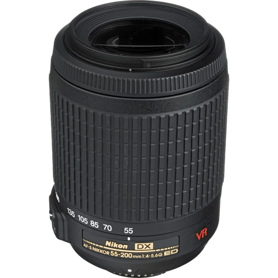 Объектив Nikon AF-S DX NIKKOR 55-200mm f/4-5.6G ED VR IF Nikon F 52mm HB-37