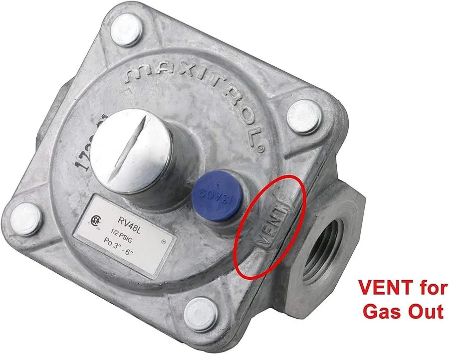 Трубопроводная арматура Maxitrol RV48L-3/4 RV48L Natural Gas Pressure Regulator,