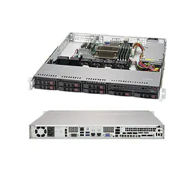 Корпус сервера SuperMicro CSE-113MFAC2-341CB 1U Chassis with 340W Power Supply — фото лота 1