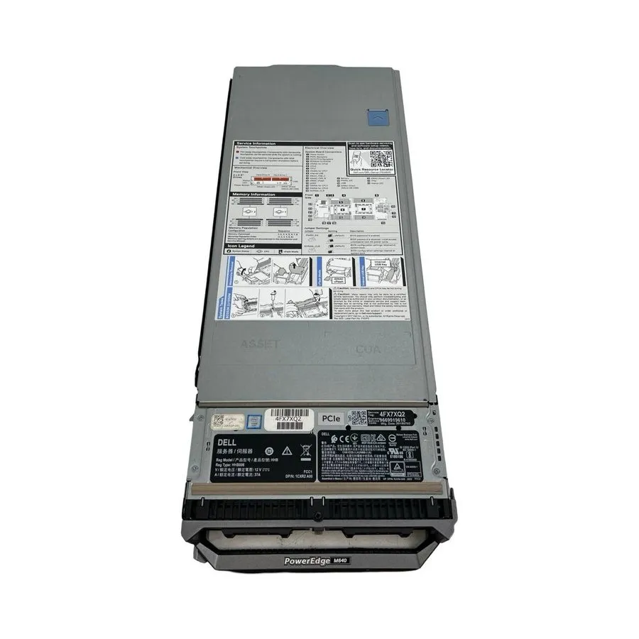 Сервер DELL PowerEdge M640 Blade Server M1000e/VRTX no CPU no DDR4 RAM 2x FCLGA3 — фото лота 1