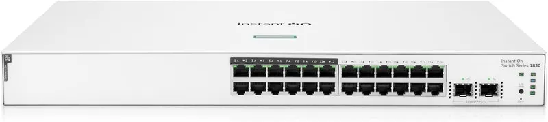 Коммутатор HPE Aruba Instant On 1830 24G 12p PoE+ 2SFP 195W Switch JL813A