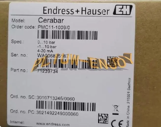 Датчик давления Endress+Hauser PMC11-AA1U1PBWBJA (PMC11-1009/0) Pressure Transmi