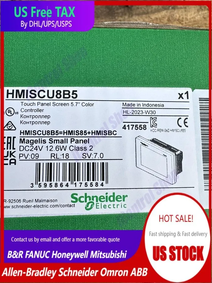 Панель оператора SCHNEIDER MAGELIS TOUCH PANEL HMISCU8B5 5.7 INCH COLOR TFT TOUC