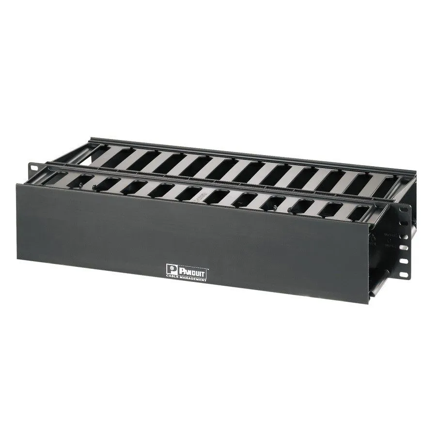 Кабель Panduit WMP1E PatchLink 2U Horizontal Double Sided Cable Manager 19” Rack