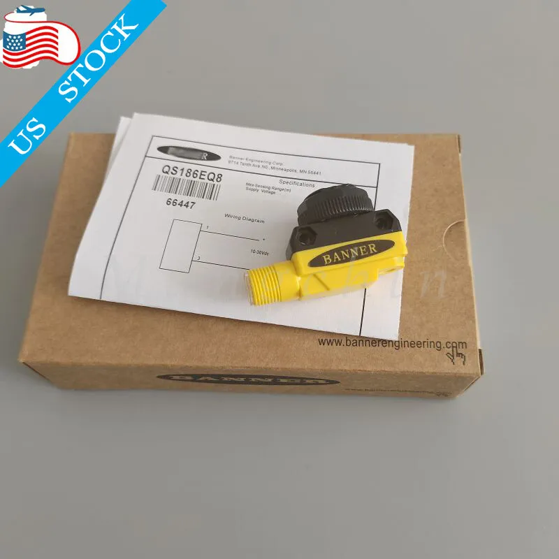 Фотоэлектрический датчик Banner, 66447, QS186EQ8, Photoelectric Sensor Switch
