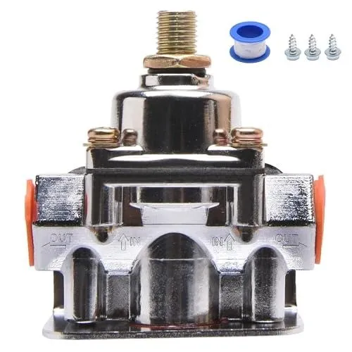Трубопроводная арматура 12-803 Fuel Pressure Regulator 4.5-9 PSI, 3/8 Inch NPT P