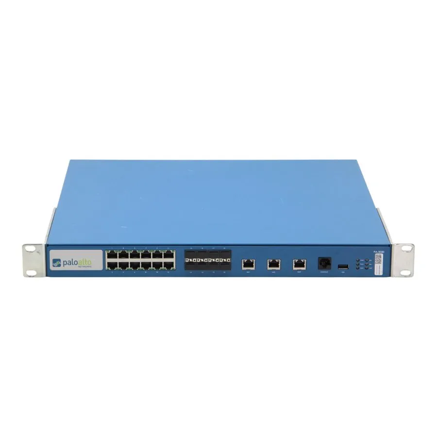 Межсетевой экран Palo Alto PA-3020 12-Port GbE 8-Port SFP Security Firewall