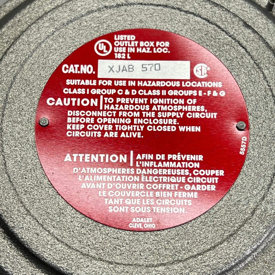 Электрооборудование ADALET Explosion Proof Multi Hub Junction Box Cast Aluminum  — фото лота 1