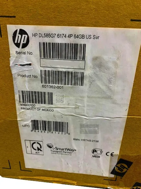 Модуль памяти 601362-001 I HP ProLiant DL585 G7 4U Rack Server 4 x AMD Opteron